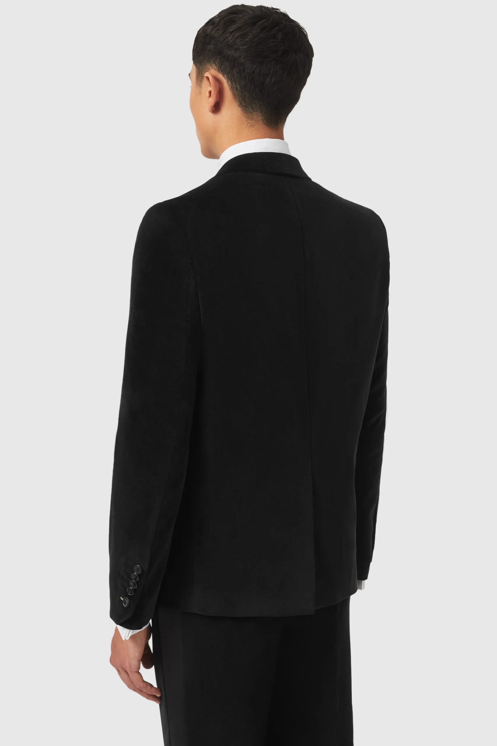 Style·3 Piece Suits|Style·Tuxedos|Twisted Tailor Sylvester Skinny Fit Black Velvet Tuxedo Suit