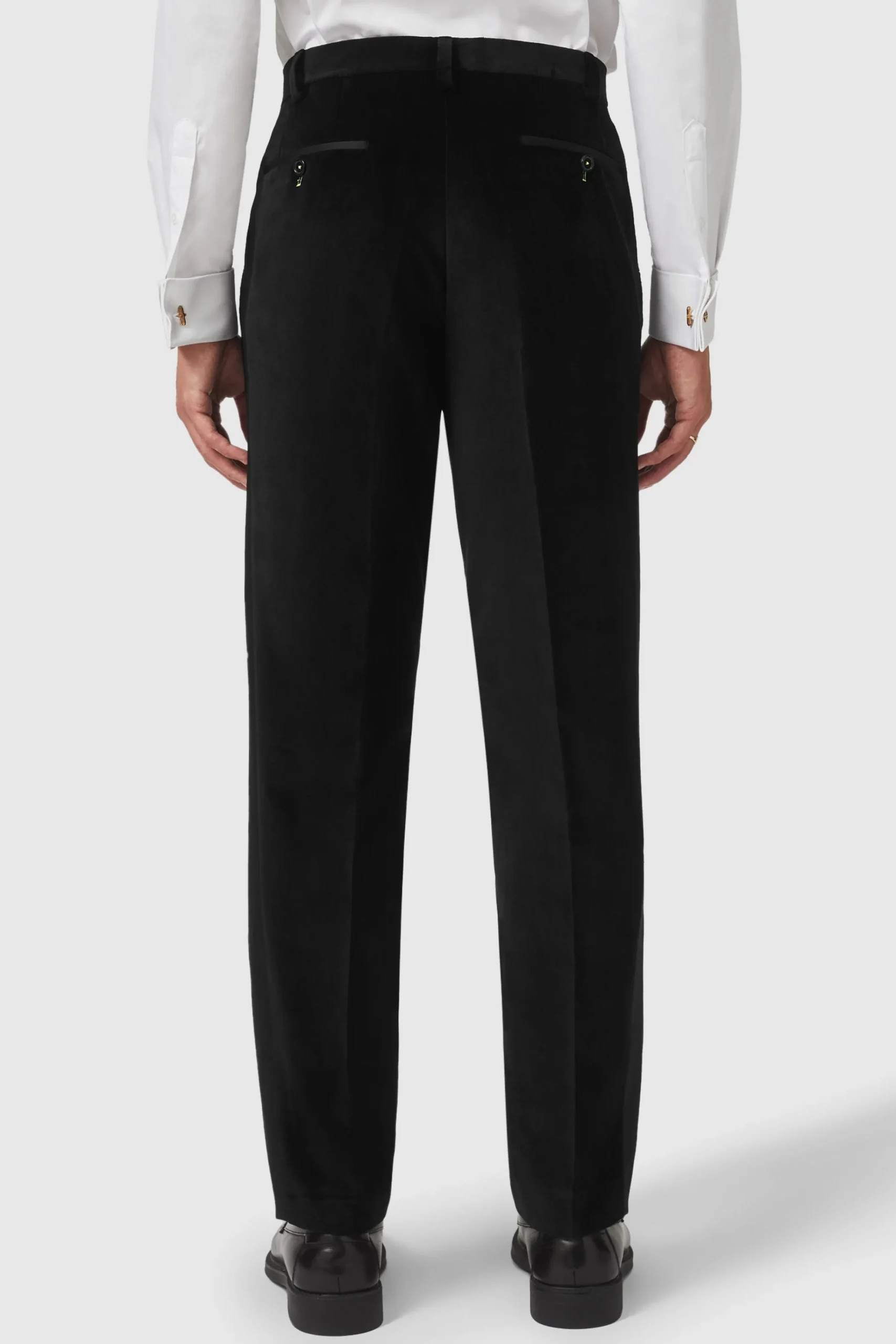 Style·3 Piece Suits|Style·Tuxedos|Twisted Tailor Sylvester Skinny Fit Black Velvet Tuxedo Suit