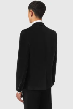 Jackets·Party Jackets|Twisted Tailor Sylvester Skinny Fit Black Velvet Tuxedo Jacket